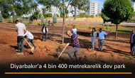 Diyarbakır'da 4 bin 400 metrekarelik alanda yeni bir park yükseliyor: Sona gelindi
