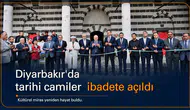 Diyarbakır ve Bingöl'de 6 vakıf eseri cami yeniden ibadete açıldı