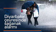 Diyarbakır çevresinde sağanak alarmı: Sıcaklıklar 20 dereceye kadar geriliyor