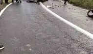 Çermik Çüngüş yolundaki 15 Temmuz Şehitleri Parkı virajında motosiklet kazası 1 yaralı