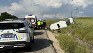 Diyarbakır-Silvan karayolunda yolcu minibüsü kaza yaptı 19 vatandaş yaralandı