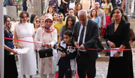 Öğrencilerin atık malzemelerden yaptıkları çalışmalar tarihi mekanda sergilendi