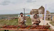 Diyarbakır'ın tarihi Zerzevan Kalesi'nde 3 bin yıllık Roma lezzetleri yeniden canlandı