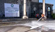 Diyarbakır'da bayram hazırlığı Büyükşehir camilerde hijyen seferberliği başlattı