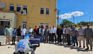 Çüngüşlü üreticilerin yüzü güldü Bağcılıkta modern ekipman desteği dağıtıldı