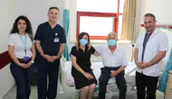 Diyarbakır'da duygusal Babalar Günü Kızı Zeynep'in bağışıyla hayata yeniden tutundu