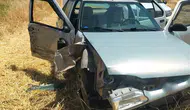 Diyarbakır Çınar hattında trafik kazası Traktör ile otomobilin çarpışması sonucu 3 yaralı