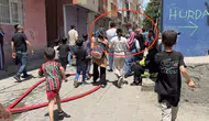 Bağlar'daki yangın sonrası mahallede tansiyon yükseldi İki komşu arasında kavga çıktı