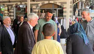 Çermik'te pazar ziyareti mesaisi Belediye Başkanı Karamehmetoğlu esnafın sorunlarını dinledi