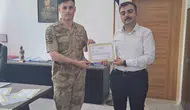 Dicle'de güvenlik güçlerine takdir Kaymakam Atış jandarma personelini ödüllendirdi