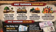 Diyarbakır'da anız yangınlarına karşı ağır yaptırım Dekar başına 698 lira ceza kesilecek