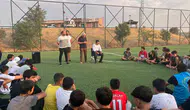 Dicle'de doğayla iç içe kamp deneyimi Kaymakam Atış gençlerin heyecanına ortak oldu
