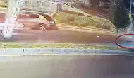 Diyarbakır Kayapınar’da yürekleri ağza getiren kaza Ters yöne giren motosiklet otomobille çarpıştı