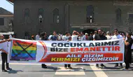 Diyarbakır'da Ulu Cami önünde kitlesel tepki LGBT sembollerine karşı aile vurgusu yapıldı
