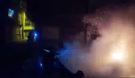 Diyarbakır Bağlar’da gece paniği Kaynartepe’de park halindeki araç yanarak kül oldu