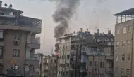 Yenişehir'deki 7 katlı binada korkutan çatı yangını İtfaiye ekipleri müdahale etti