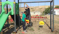 Diyarbakır'ın kırsal mahallelerinde 39 noktada çocuklara özel oyun alanları kuruldu