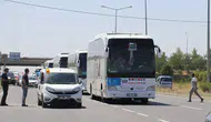Avrupa'dan Filistin'e Uzanan Dayanışma Köprüsü Konvoy Diyarbakır'da Karşılandı
