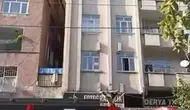Diyarbakır Bağlar'da 7 katlı apartmanda korkutan yangın: Ev kullanılamaz hale geldi