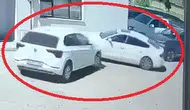 Diyarbakır Kayapınar'da site içinde korkutan kaza: Otomobil duvara çarptı