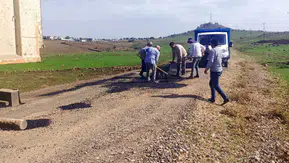 Diyarbakır Çermik'te İkiçeltik sakinleri isyan etti: Yolu kendi imkanlarıyla onardılar