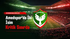 Amedspor'da iki isim kritik sınırda: Konyaspor maçı öncesi uyarı geldi
