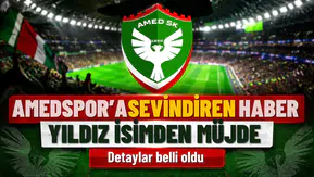 Amedspor'a Eyüpspor maçı öncesi yıldız isimden sevindiren haber geldi