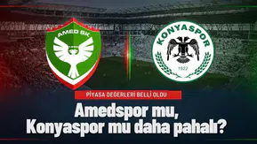 Amedspor mu, Konyaspor mu daha pahalı? İşte piyasa değerleri
