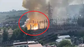 Diyarbakır Yenişehir'de ana trafo merkezinde yangın: Patlama sesleri şehri sarstı