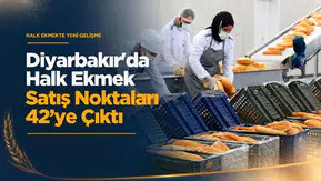 Diyarbakır'da Halk Ekmek satış noktaları 42'ye çıktı: Büyükşehir listeyi açıkladı