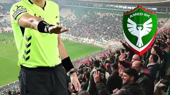 Bandırmaspor Amedspor maçının hakeminde Burak Yılmaz detayı