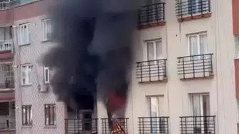 Diyarbakır'da 5. katta çıkan yangın paniğe neden oldu: 1 kişinin durumu ağır