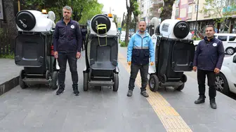 Diyarbakır Yenişehir'de filoya üç modern temizlik makinesi katıldı