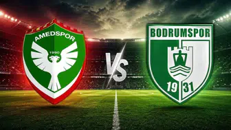 Amedspor Bodrum FK maçının ilk 11'leri açıklandı: Şaşırtan tercihler var