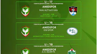 Amedspor Akademi takımlarının kritik günü: 3 farklı yaş grubu sahada