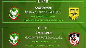 Amedspor altyapısı durmuyor: 2 maç, tek hedef galibiyet