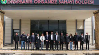 Diyarbakır'da Eşbaşkanlardan OSB yönetimine 'Hayırlı olsun' ziyareti