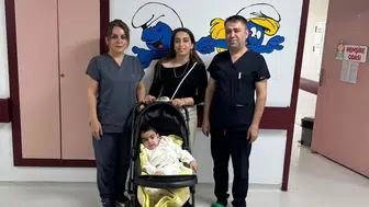 Beslenme tüpüyle yaşayan Süleyman bebek şifayı Diyarbakır'da buldu