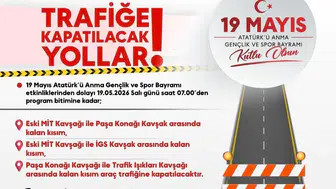 Diyarbakır'da 19 Mayıs'ta trafiğe kapatılacak yollar açıklandı: Sürücülere uyarı