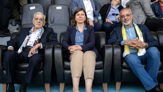 Serra Bucak play-off finalini tribünden takip etti