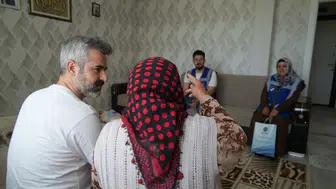 Diyarbakır'da evden çıkamayan 600 yaşlıya bayram öncesi anlamlı ziyaret