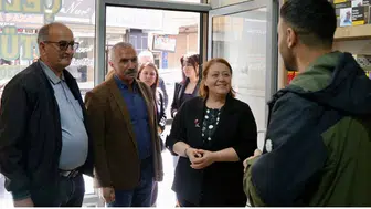 Diyarbakır'da esnafın sorunlarına çözüm arandı: Milletvekili ve Eşbaşkanlar ziyaret etti