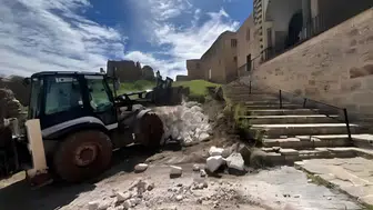Diyarbakır'daki tarihi cami belediye tarafından modernize ediliyor