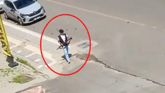 Diyarbakır'da okul önündeki silah seslerinin perde arkası: Pompalı tüfekle görüntülendi