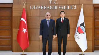 Bakanlıkta üst düzey göreve atanan Erdoğan Diyarbakır Valisi Zorluoğlu'na veda etti