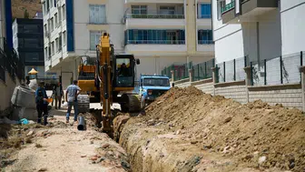 DİSKİ'den Ergani'de dev hamle: 350 metrelik hat döşeniyor