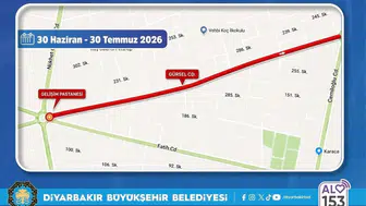 Diyarbakır'da sürücülere önemli uyarı: Cadde 1 ay boyunca trafiğe kapatılıyor