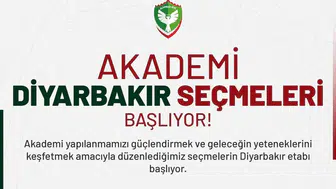 Amedspor'un Diyarbakır'daki yetenek avı için tarih belli oldu: Kulüp resmen duyurdu
