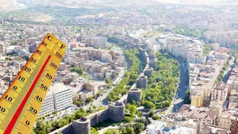 Diyarbakır'da hava alev alev: 17 ilçede dereceler uçuyor