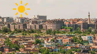 Diyarbakır'da 17 ilçede hava sıcaklıkları belli oldu: Öğle saatlerinde aman dikkat!